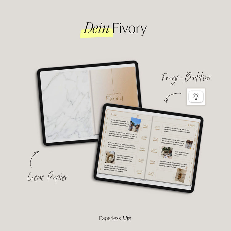 Fivory – Das 5-Jahres-Tagebuch