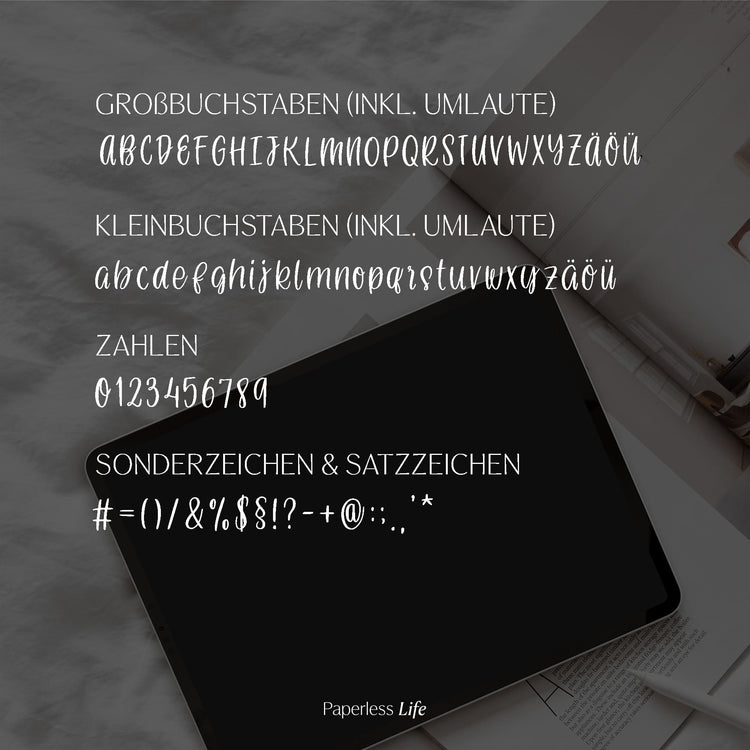 Paperless font