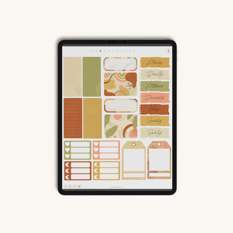 240+ Digital Stickers | Desert