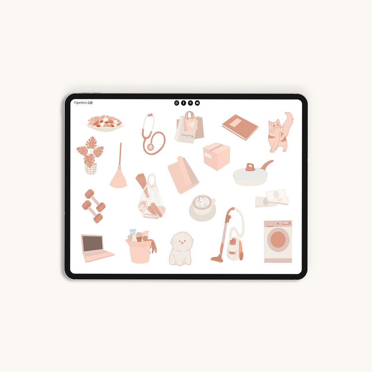 Digitale Sticker | Beige Lovers