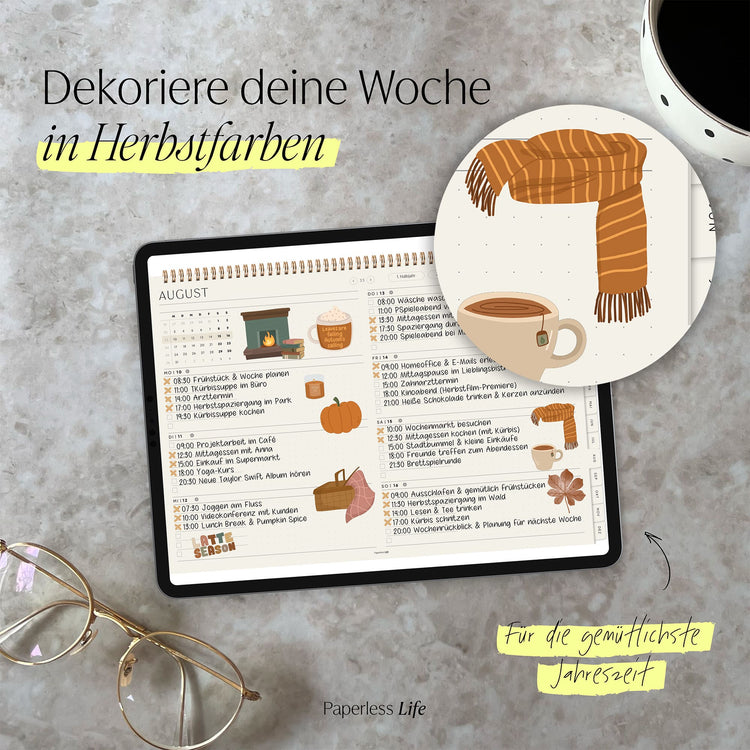 200+ Digitale Sticker | Herbst Vibes