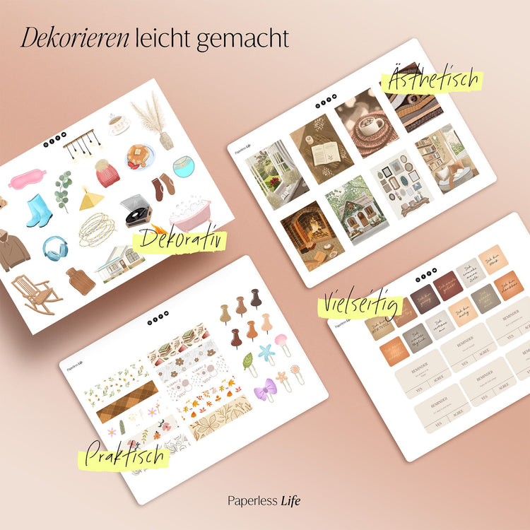 130+ Digitale Sticker | Self Care