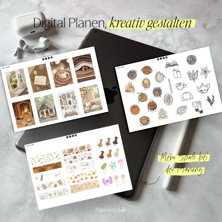 130+ Digitale Sticker | Self Care