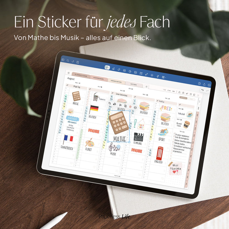 Unterrichtsfächer Sticker