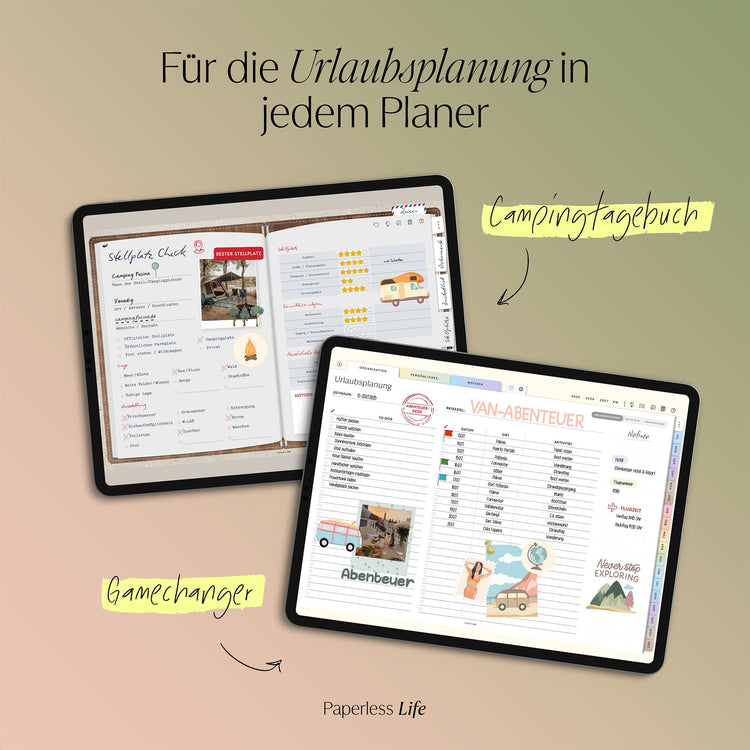 Sticker Camping | Aus dem Campingtagebuch "Camplog"