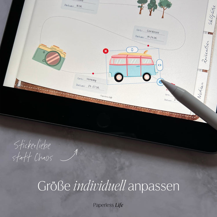 Sticker Camping | Aus dem Campingtagebuch "Camplog"