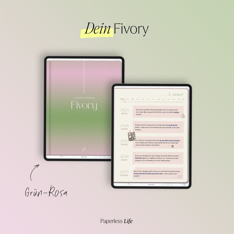 Fivory – Das 5-Jahres-Tagebuch