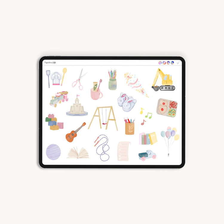 120+ Digital Stickers | Daycare