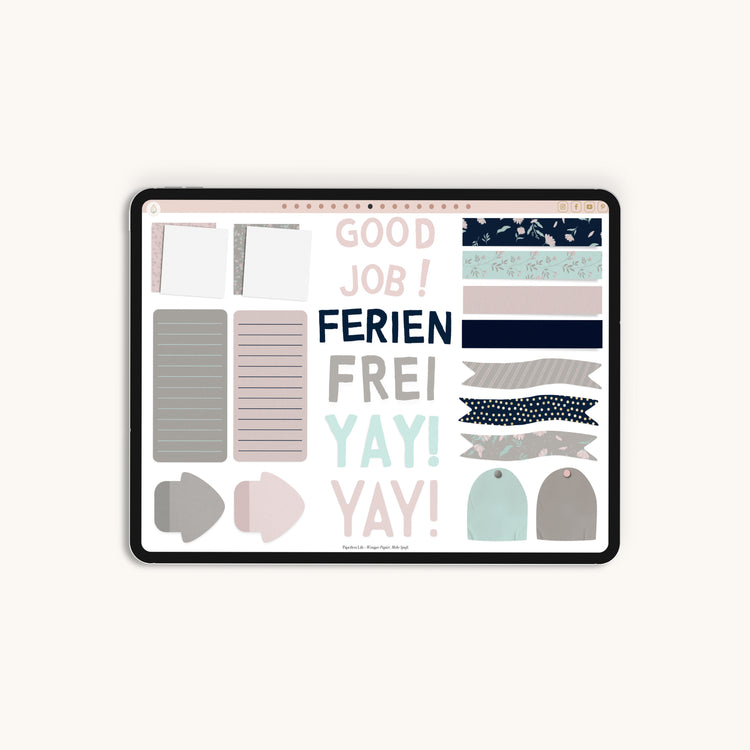 560 Digital Stickers | Teacher's Daily Life (from the Teacher's Calendar 23/24)