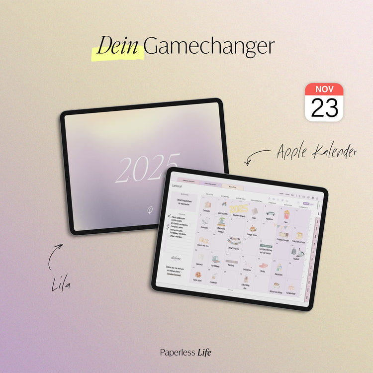 Digitaler Planer 2025 | Der Gamechanger (Testversion für das restliche Jahr)