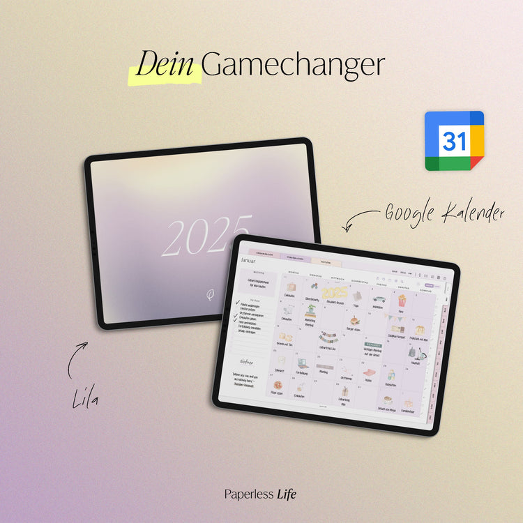 Digitaler Planer 2025 | Der Gamechanger (Testversion für das restliche Jahr)