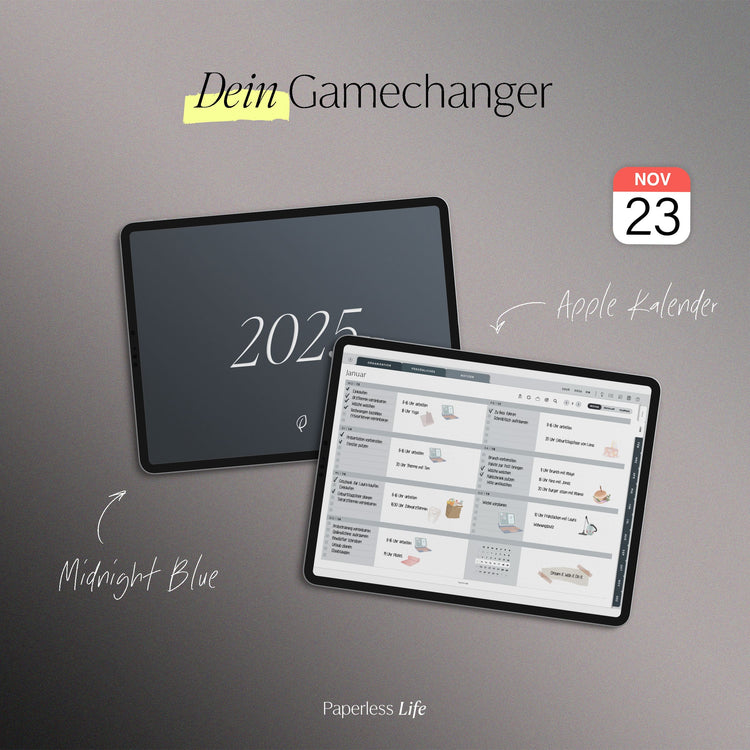 Digitaler Planer 2025 | Der Gamechanger (Testversion für das restliche Jahr)
