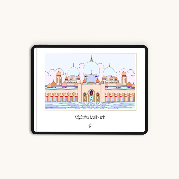 Digital Coloring Book - Around the World