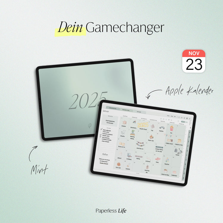 Digitaler Planer 2025 | Der Gamechanger (Testversion für das restliche Jahr)