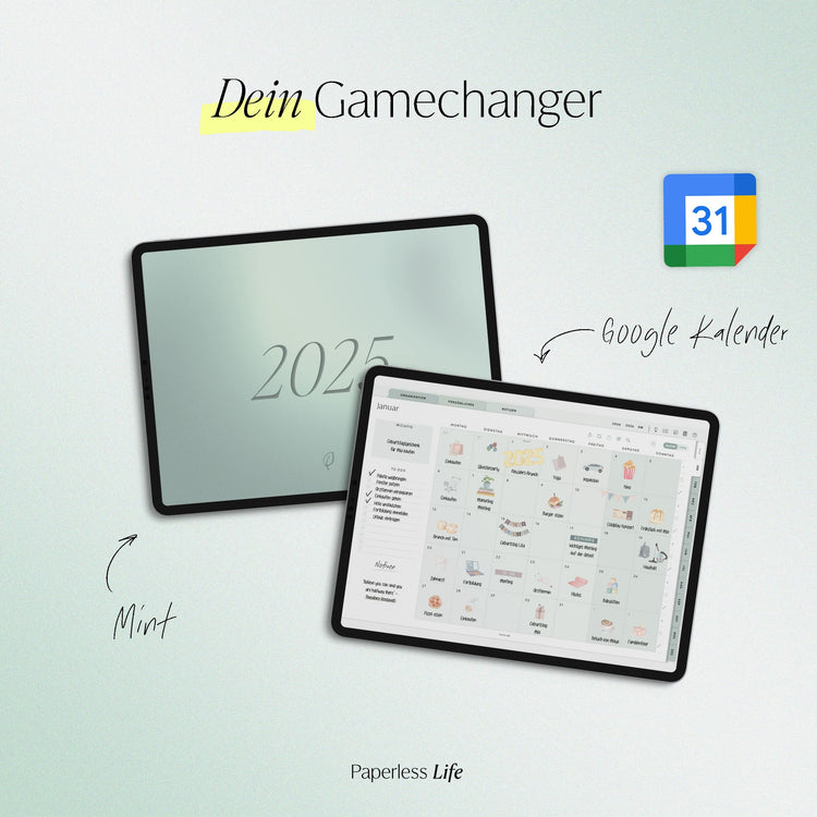 Digitaler Planer 2025 | Der Gamechanger (Testversion für das restliche Jahr)
