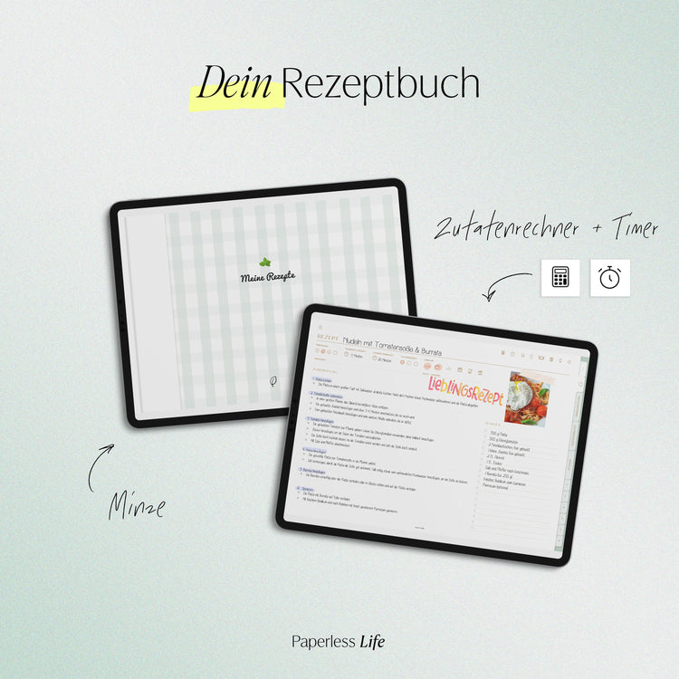Digitales Rezeptbuch
