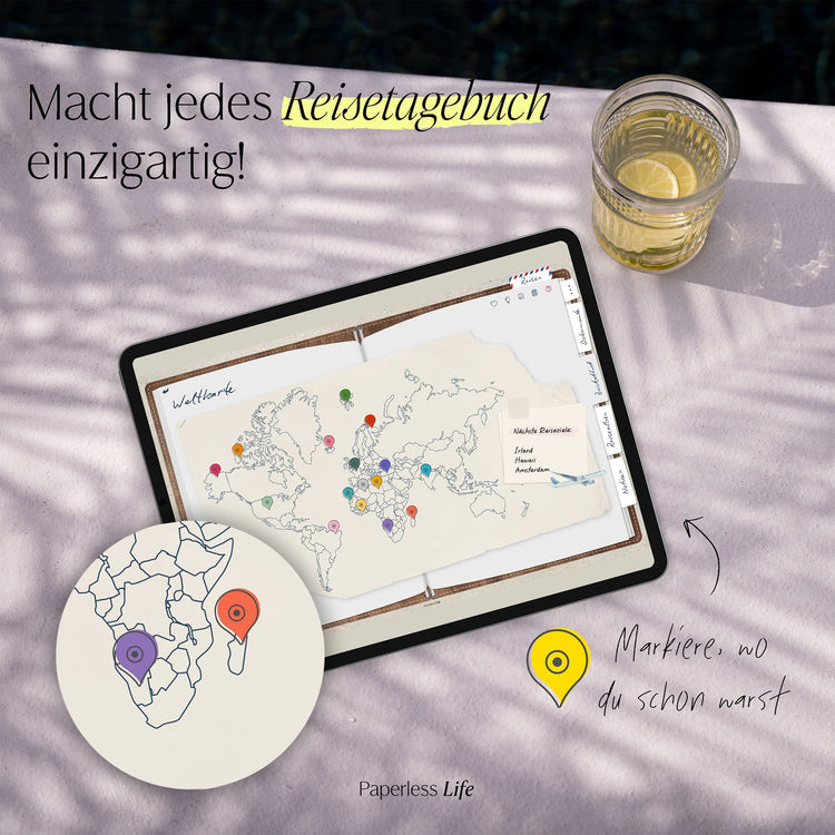 Sticker Reisen | Aus dem Reisetagebuch "Reiselog"