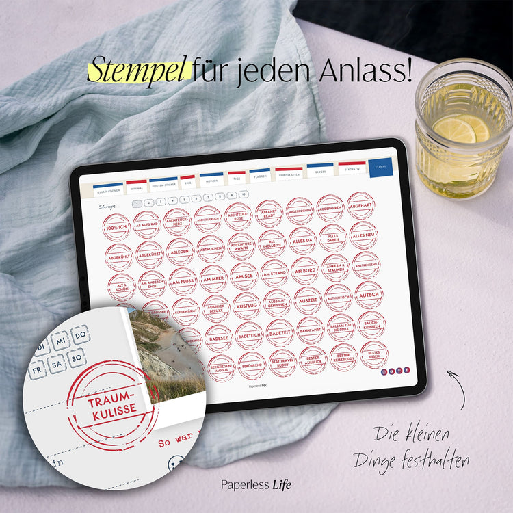 Sticker Camping | Aus dem Campingtagebuch "Camplog"