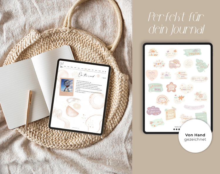 160+ Digital Stickers | Decorative Journal Stickers