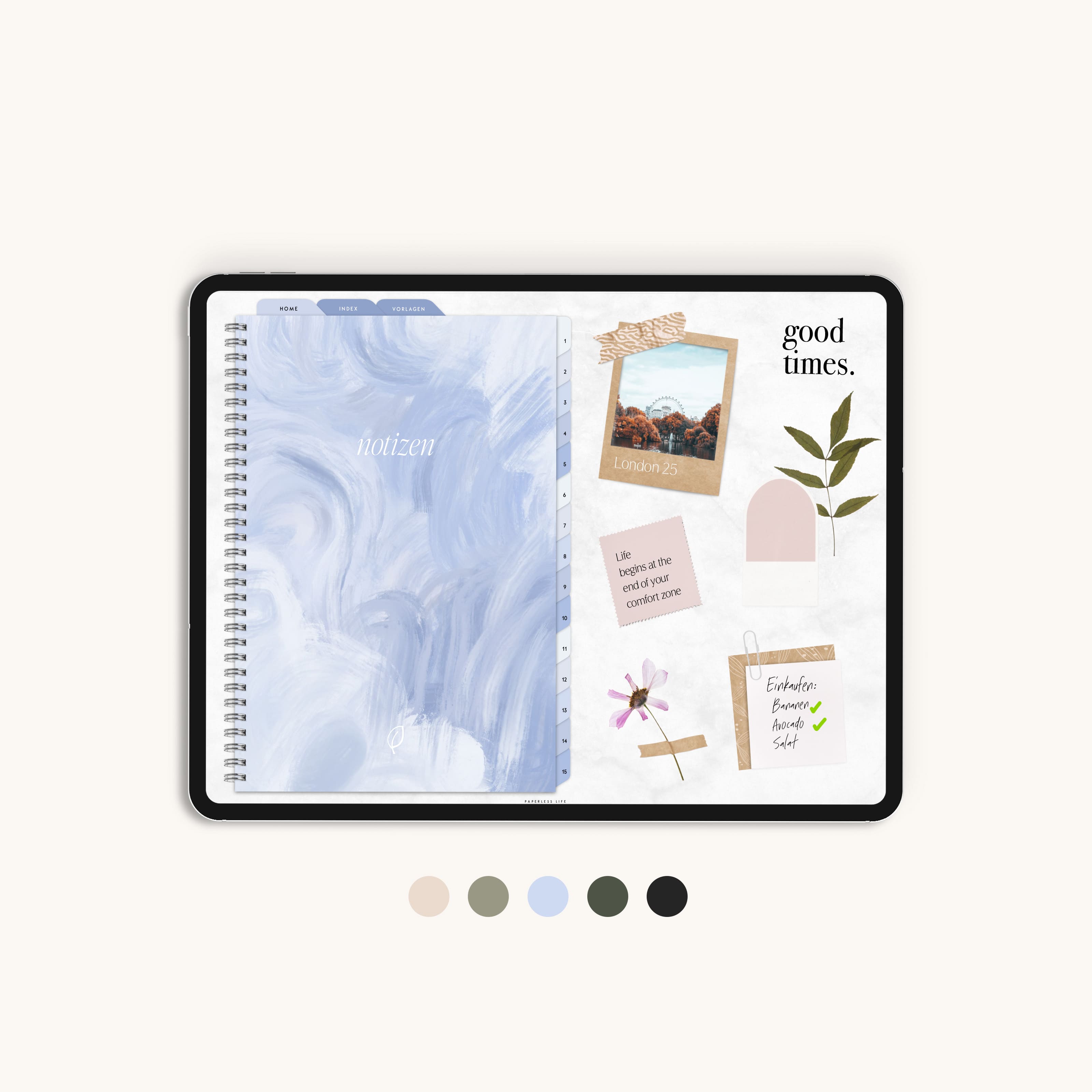 Digitales Notizbuch