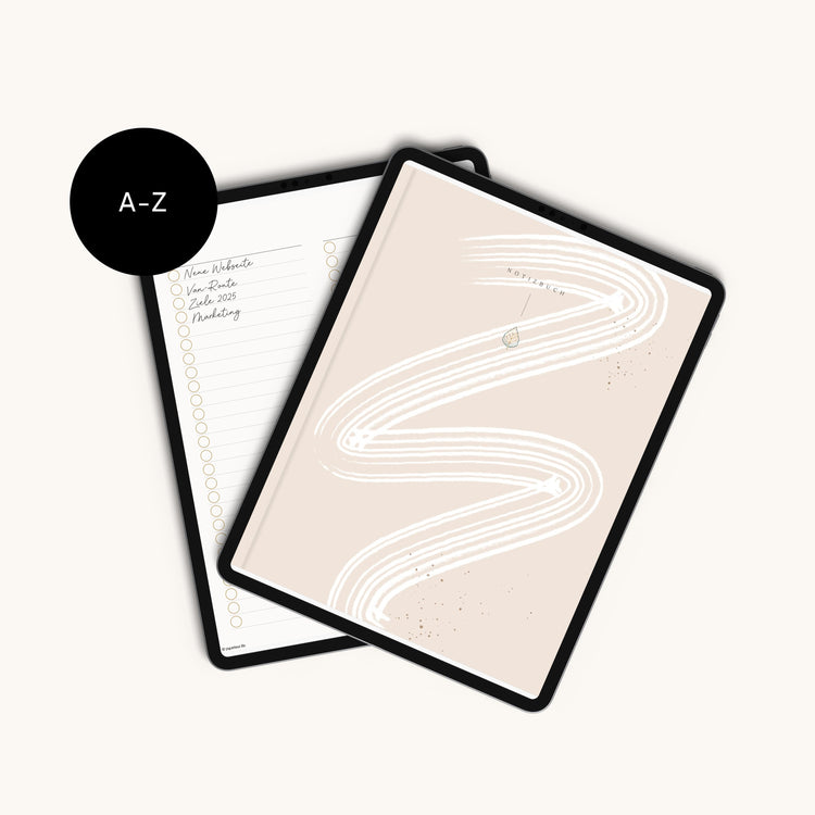 Digitales Notizbuch A-Z