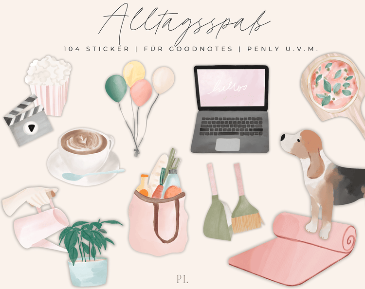 Digitale Sticker | Alltagsspaß