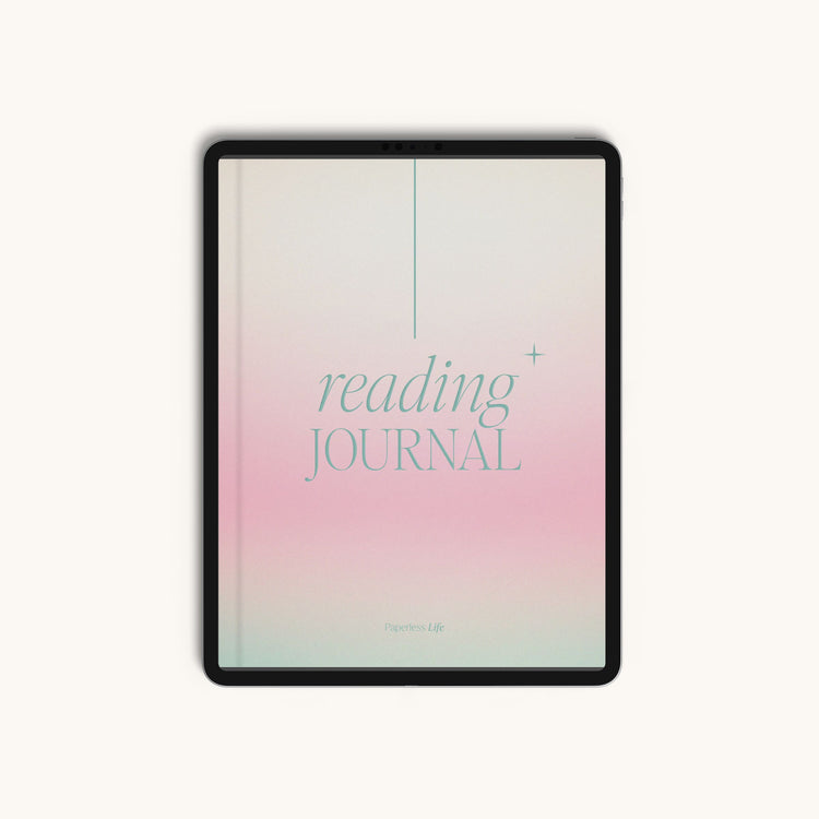 Digital Reading Journal | Goodnotes Book Tracker