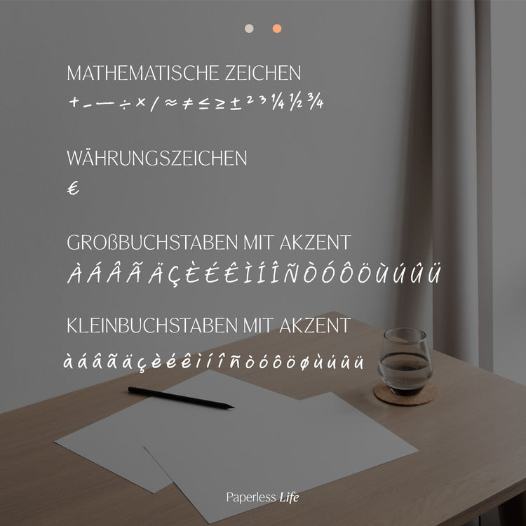 Paperless font