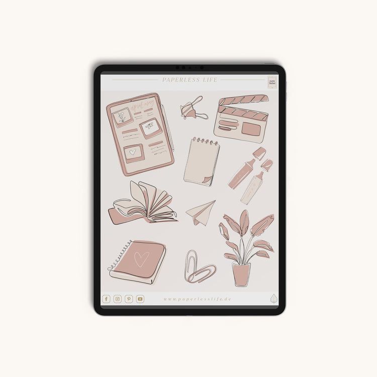 52 Digital Stickers | School's Out