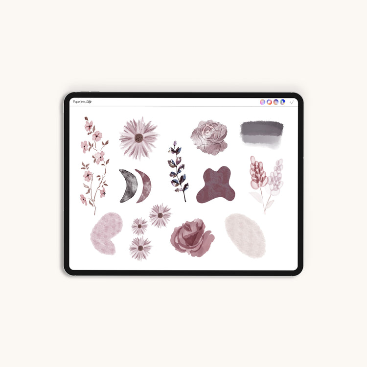 400+ Digital Stickers | Self Love including Goodnotes Sticker Book