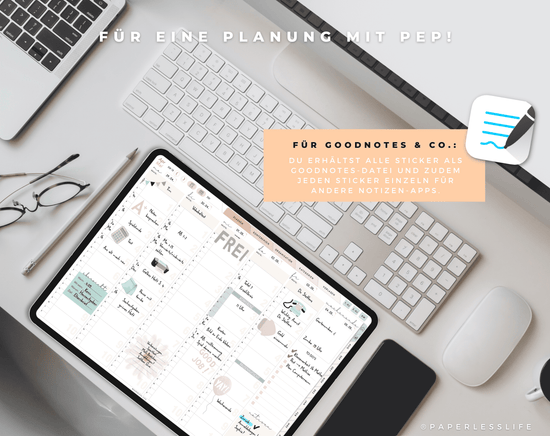 Digitale Sticker "Lehreralltag" Mockup