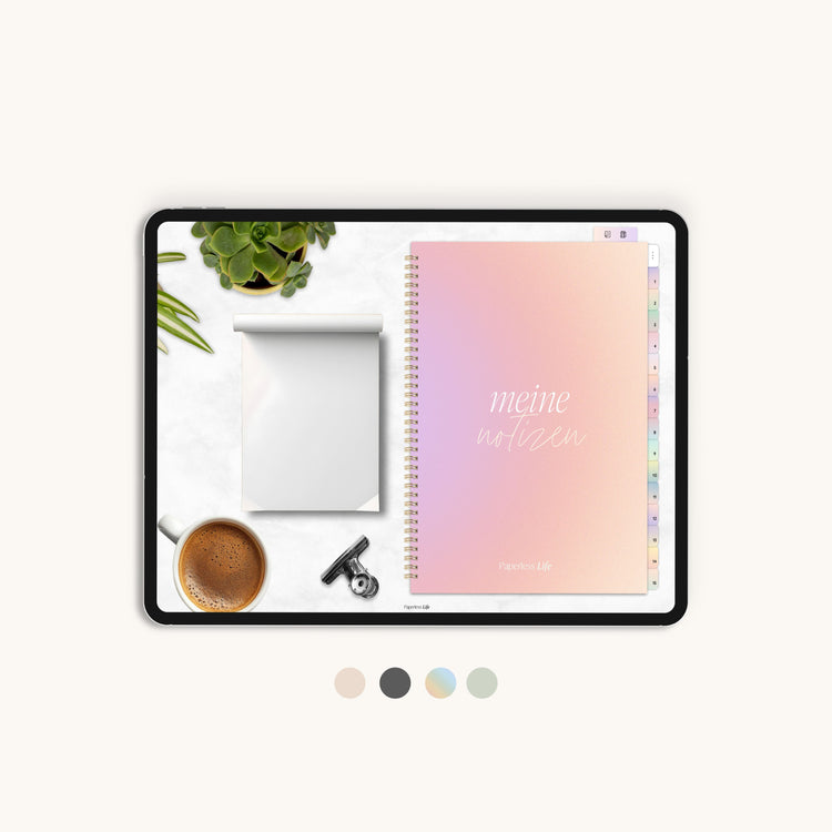 Digital notebook "Board Book" - 15 tabs | suitable for the 25/26 teacher's calendar