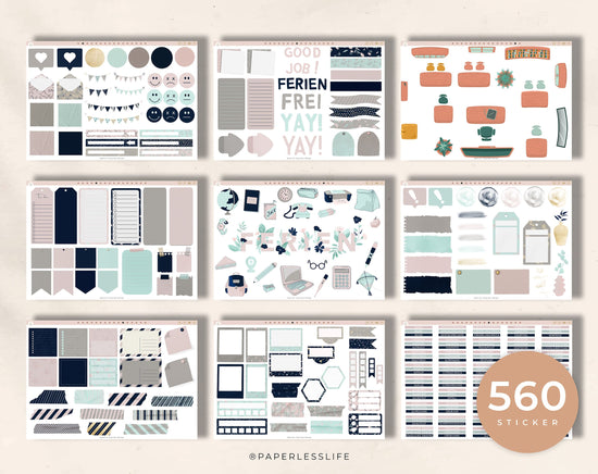 Digitale Sticker "Lehreralltag" Seite 1