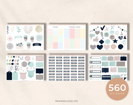 Digitale Sticker "Lehreralltag"