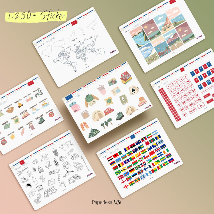 Sticker Camping | Aus dem Campingtagebuch "Camplog"