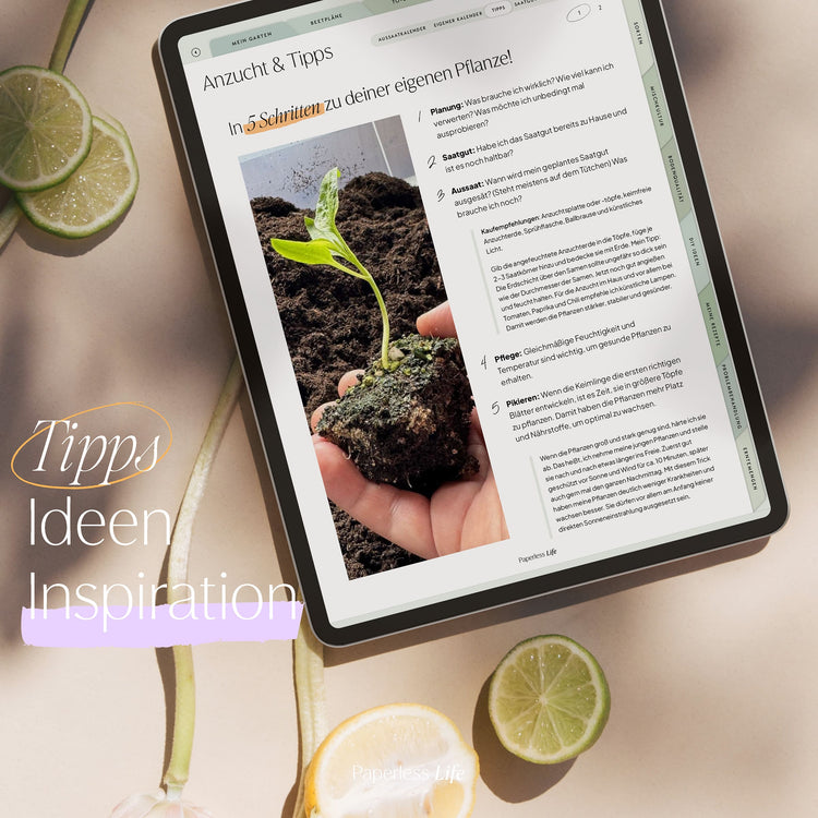 Digitaler Gartenplaner