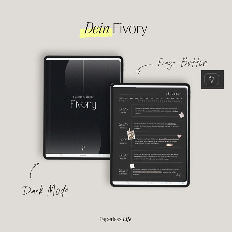 Fivory – Das 5-Jahres-Tagebuch