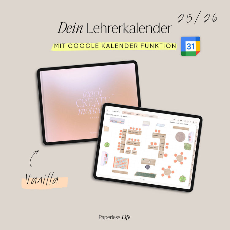 All digital teacher calendars 25/26