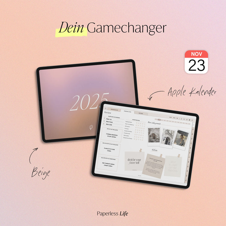Digitaler Planer 2025 | Der Gamechanger (Testversion für das restliche Jahr)