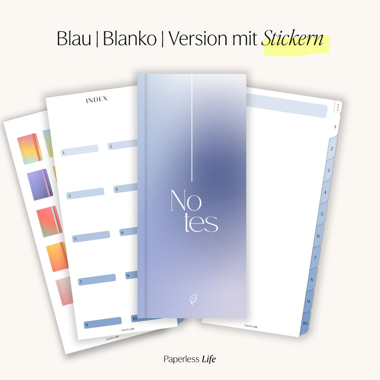 Digitales Notizbuch für den Split View | Optimiert für Goodnotes
