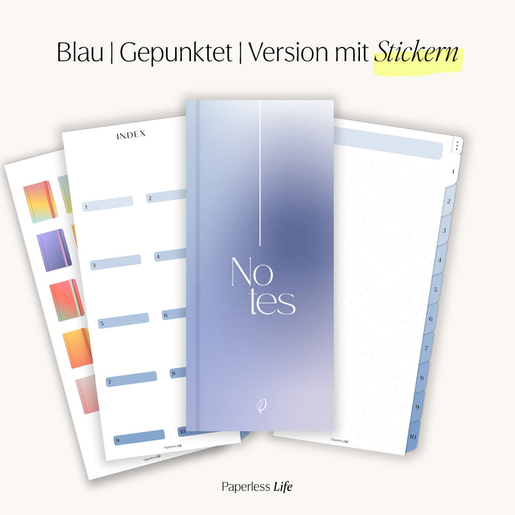 Digitales Notizbuch für den Split View | Optimiert für Goodnotes