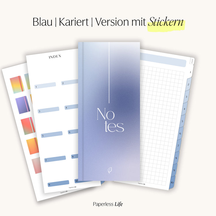 Digitales Notizbuch für den Split View | Optimiert für Goodnotes