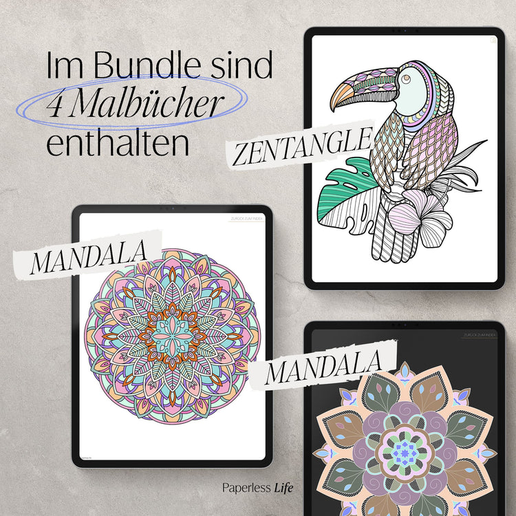 Malbücher Bundle