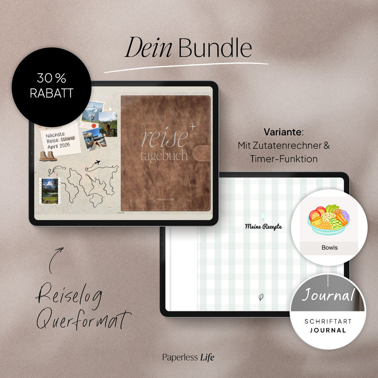 Digitales Reisen & Kochen Bundle