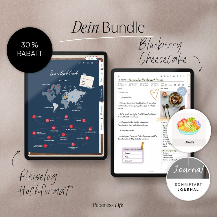Digitales Reisen & Kochen Bundle