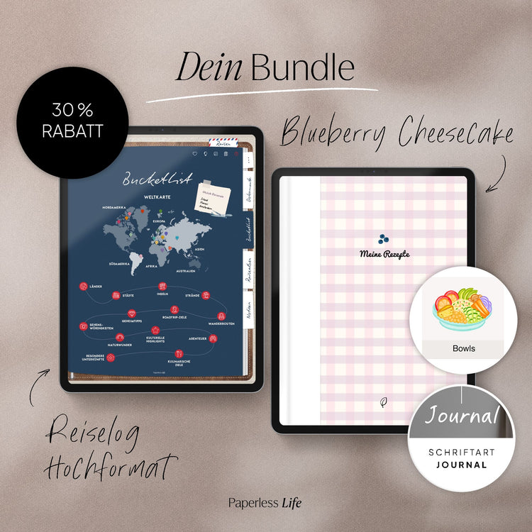 Digitales Reisen & Kochen Bundle