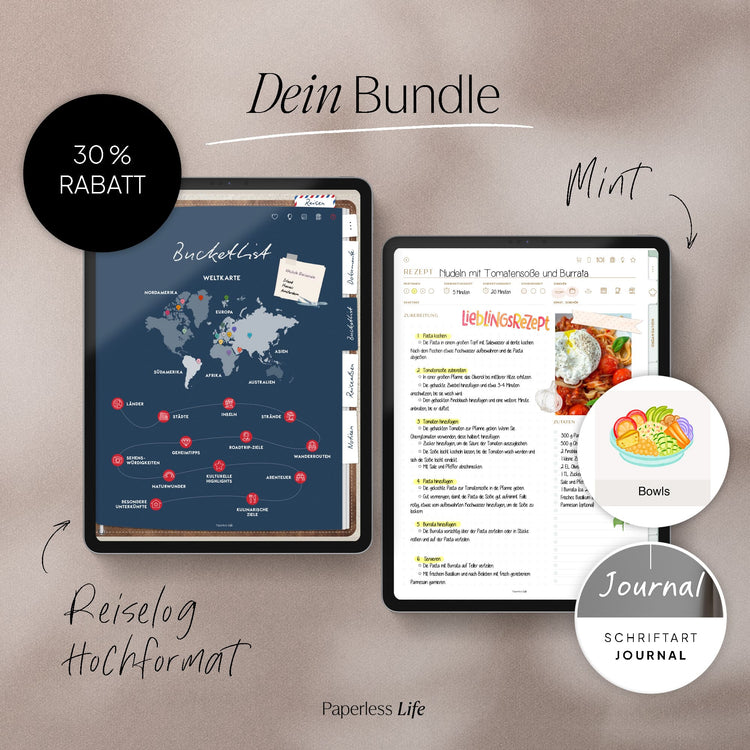 Digitales Reisen & Kochen Bundle