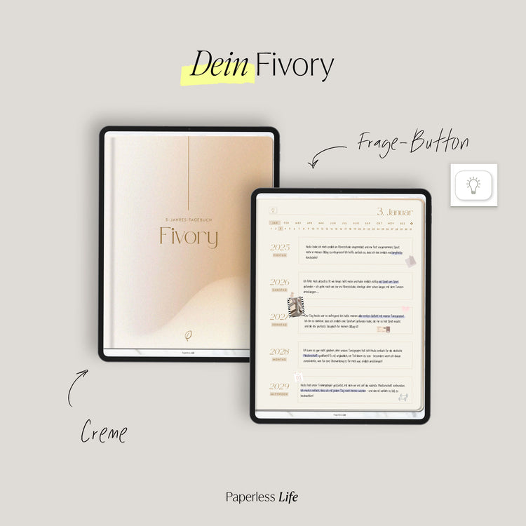 Fivory – Das 5-Jahres-Tagebuch