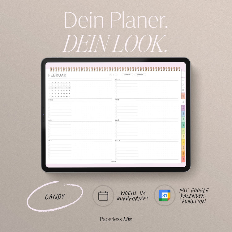Digital Weekly Planner 2025