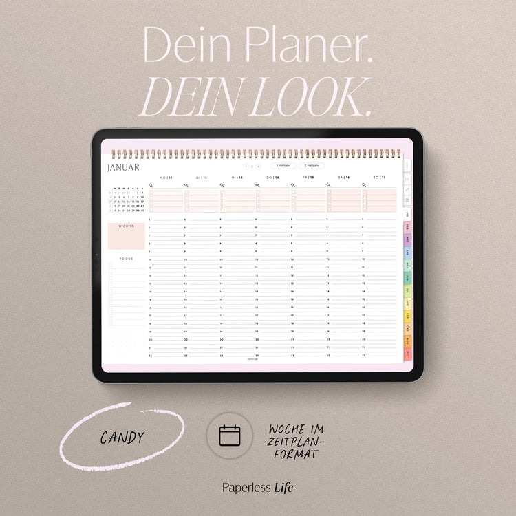 Digital Weekly Planner 2025